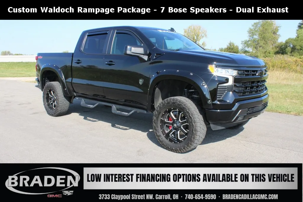 Black 2023 Chevrolet Silverado 1500 RST for sale in Carroll, OH