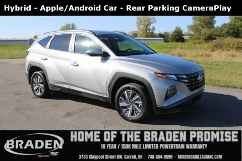 Silver 2024 Hyundai Tucson Hybrid Blue for sale in Carroll, OH