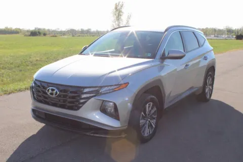Another view of 2024 Hyundai Tucson Hybrid Blue for sale in Carroll, OH at Braden Cadillac GMC