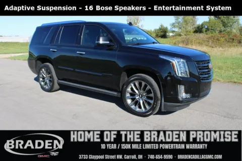 Black 2020 Cadillac Escalade Platinum Edition for sale in Carroll, OH