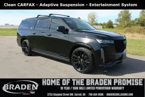 Black 2022 Cadillac Escalade ESV Sport Platinum for sale in Carroll, OH