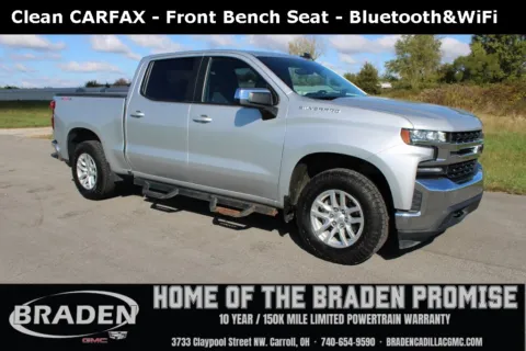 Silver 2021 Chevrolet Silverado 1500 LT for sale in Carroll, OH