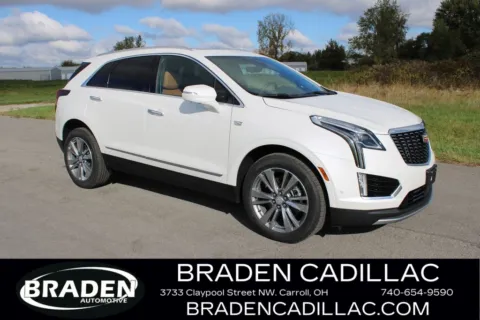 White 2025 Cadillac XT5 Premium Luxury for sale in Carroll, OH