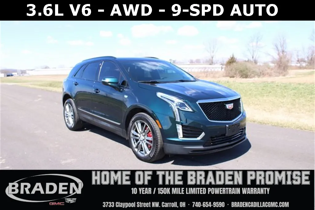 Green 2024 Cadillac XT5 Sport for sale in Carroll, OH