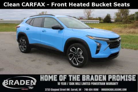 Blue 2024 Chevrolet Trax 2RS for sale in Carroll, OH