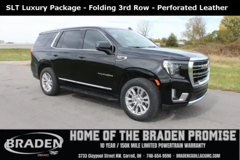 Black 2021 GMC Yukon SLT for sale in Carroll, OH