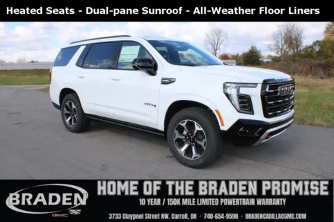 Blue 2026 GMC Yukon AT4 for sale in Carroll, OH