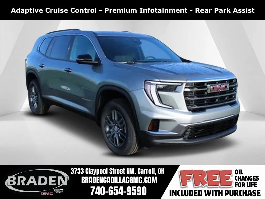 Gray 2025 GMC Acadia Elevation for sale in Carroll, OH