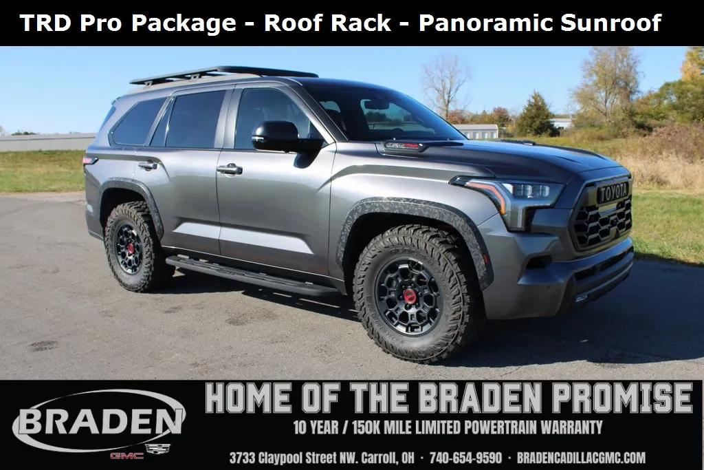 Gray 2024 Toyota Sequoia TRD Pro for sale in Carroll, OH