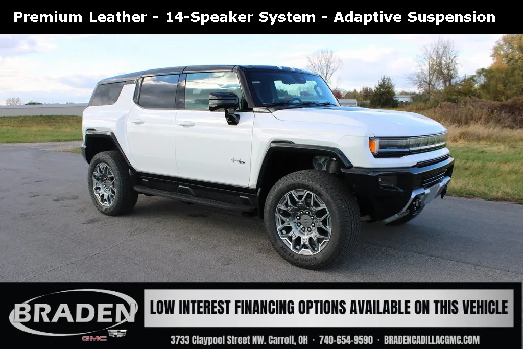 White 2026 GMC Hummer EV SUV 3X for sale in Carroll, OH