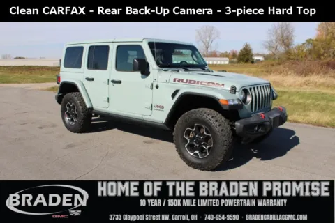 Gray 2023 Jeep Wrangler Rubicon for sale in Carroll, OH