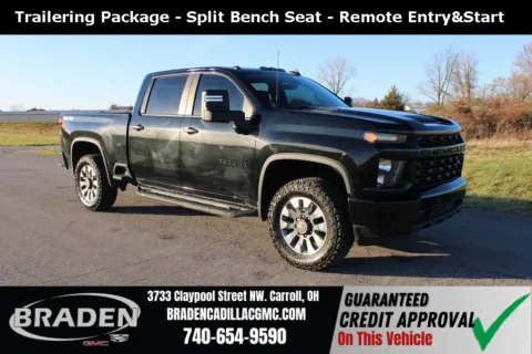 Black 2022 Chevrolet Silverado 2500HD Custom for sale in Carroll, OH
