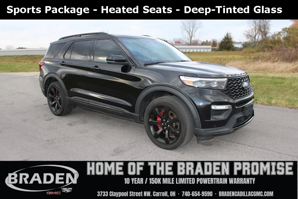 Black 2021 Ford Explorer ST for sale in Carroll, OH