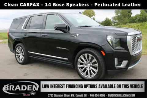 Black 2021 GMC Yukon Denali for sale in Carroll, OH
