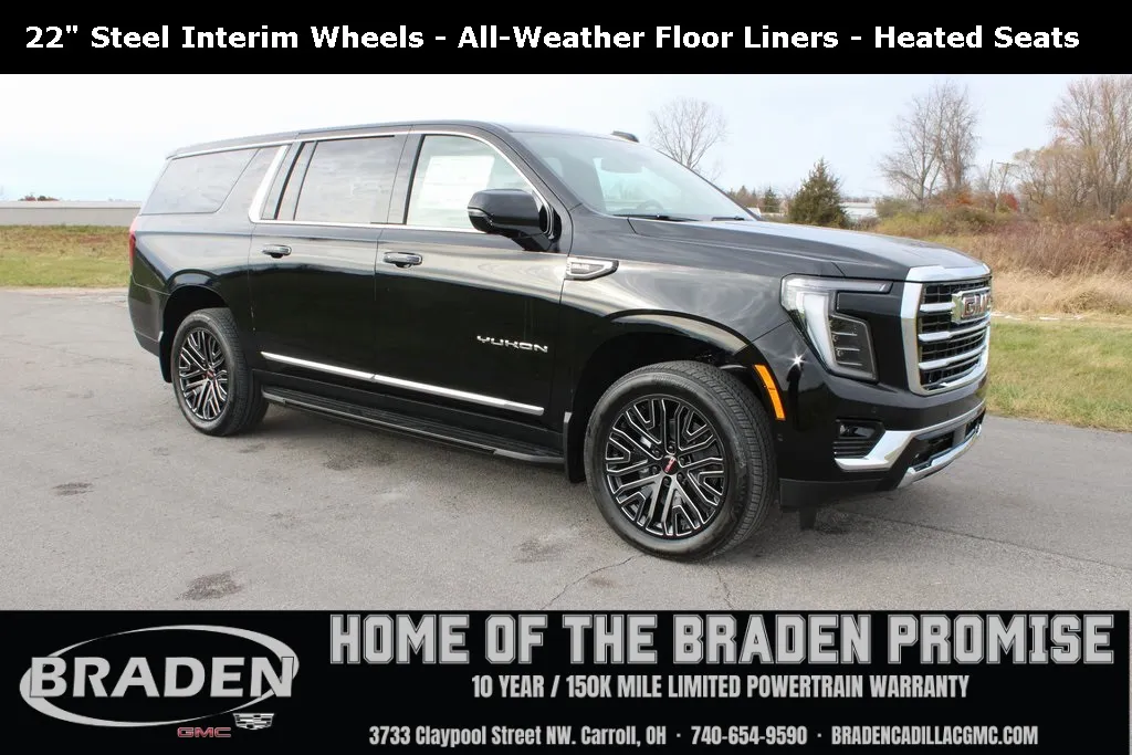 Black 2026 GMC Yukon XL Elevation for sale in Carroll, OH