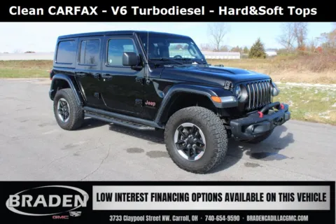 Black 2020 Jeep Wrangler Unlimited Rubicon for sale in Carroll, OH