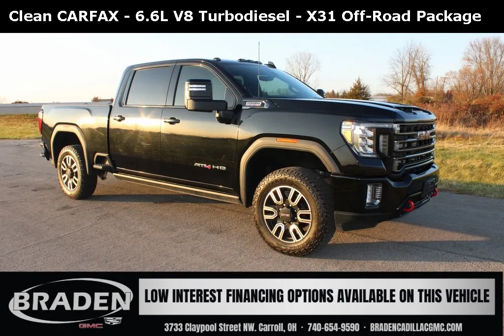 Black 2023 GMC Sierra 2500HD AT4 for sale in Carroll, OH