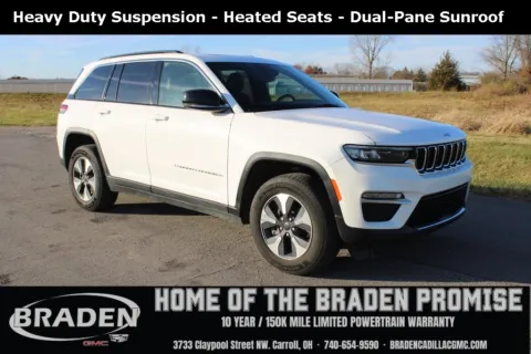 White 2024 Jeep Grand Cherokee 4xe for sale in Carroll, OH