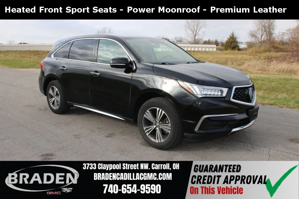 Black 2018 Acura MDX 3.5L for sale in Carroll, OH