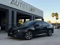 Black 2017 Honda Civic EX for sale in Jacksonville, FL