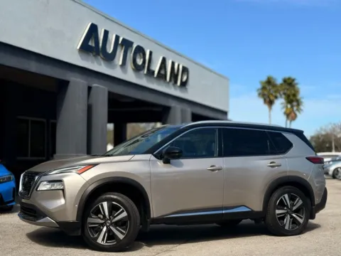 Black 2021 Nissan Rogue Platinum for sale in Jacksonville, FL