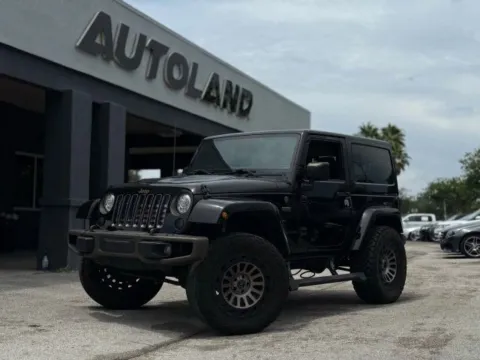 Black 2017 Jeep Wrangler 75th Anniversary Edition for sale in Jacksonville, FL