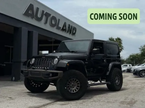 Black 2017 Jeep Wrangler 75th Anniversary Edition for sale in Jacksonville, FL