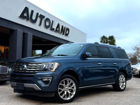 Blue 2018 Ford Expedition Max Limited for sale in Jacksonville, FL