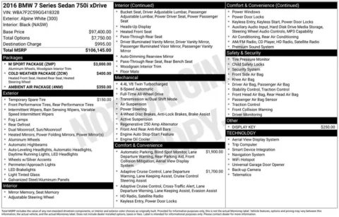 More photos of 2016 BMW 7 Series 750i xDrive at AUTOLAND, FL