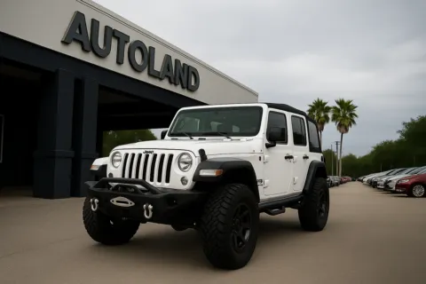 White 2016 Jeep Wrangler Unlimited Sport for sale in Jacksonville, FL