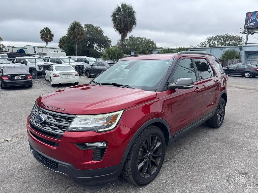 Red 2019 Ford Explorer XLT for sale in Jacksonville, FL