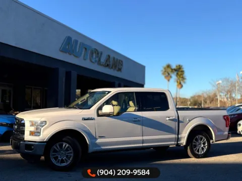 White 2016 Ford F-150 Lariat for sale in Jacksonville, FL