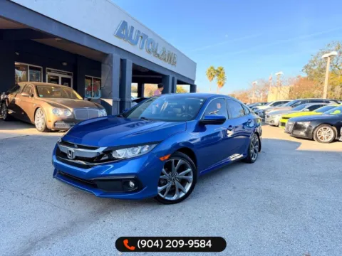 Blue 2019 Honda Civic Sport for sale in Jacksonville, FL