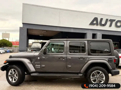 Another view of 2018 Jeep Wrangler Unlimited Sahara for sale in Jacksonville, FL at AUTOLAND
