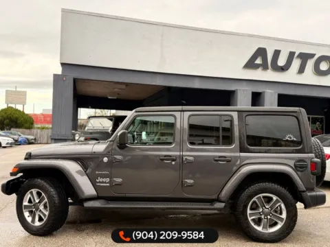 Another view of 2018 Jeep Wrangler Unlimited Sahara for sale in Jacksonville, FL at AUTOLAND