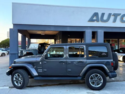Another view of 2018 Jeep Wrangler Unlimited Sahara for sale in Jacksonville, FL at AUTOLAND