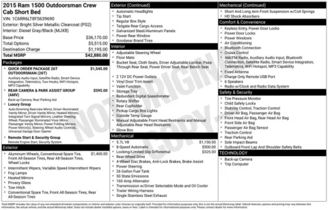 Photos of 2015 Ram 1500 Outdoorsman for sale in Jacksonville, FL at AUTOLAND