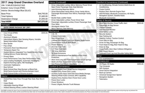 More photos of 2017 Jeep Grand Cherokee Overland at AUTOLAND, FL