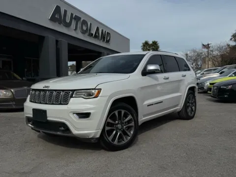 White 2017 Jeep Grand Cherokee Overland for sale in Jacksonville, FL