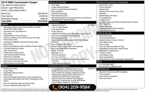 Another view of 2019 MINI Cooper Countryman Classic for sale in Jacksonville, FL at AUTOLAND