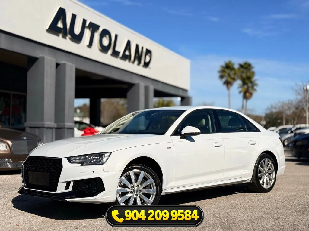 White 2018 Audi A4 2.0T ultra Premium for sale in Jacksonville, FL