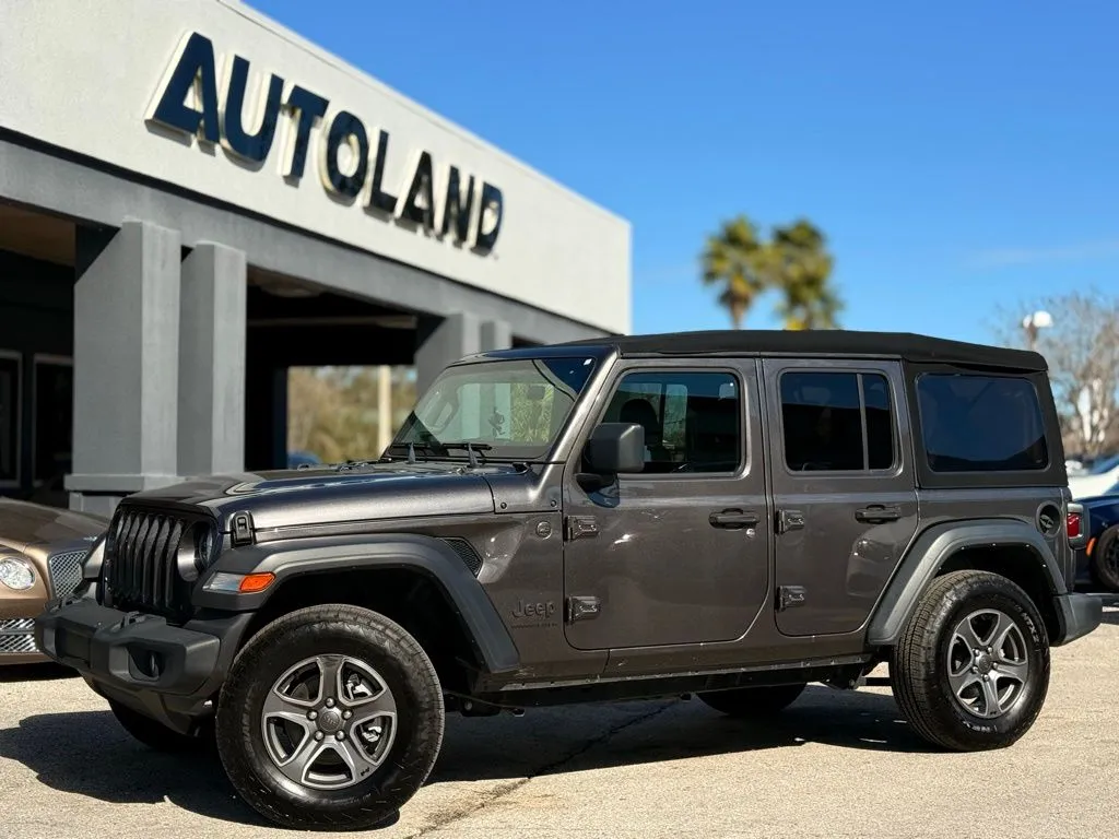 Gray 2023 Jeep Wrangler Sport S for sale in Jacksonville, FL