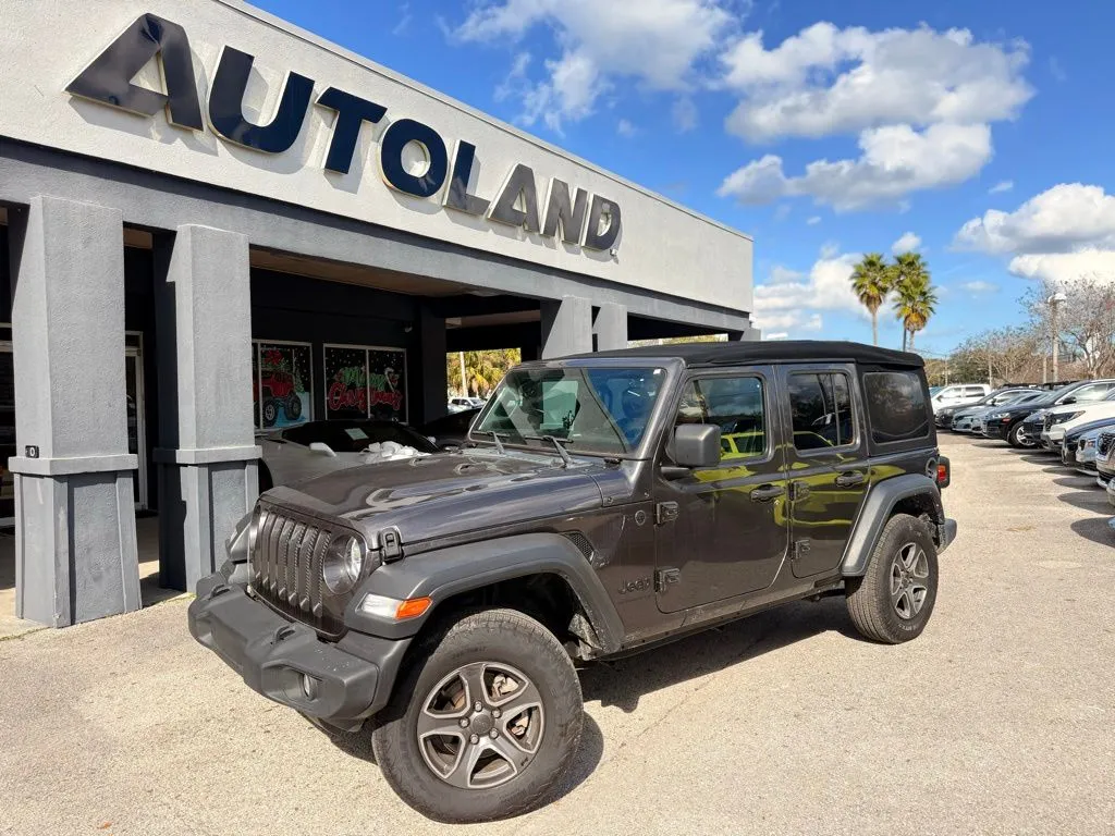 Gray 2023 Jeep Wrangler Sport S for sale in Jacksonville, FL