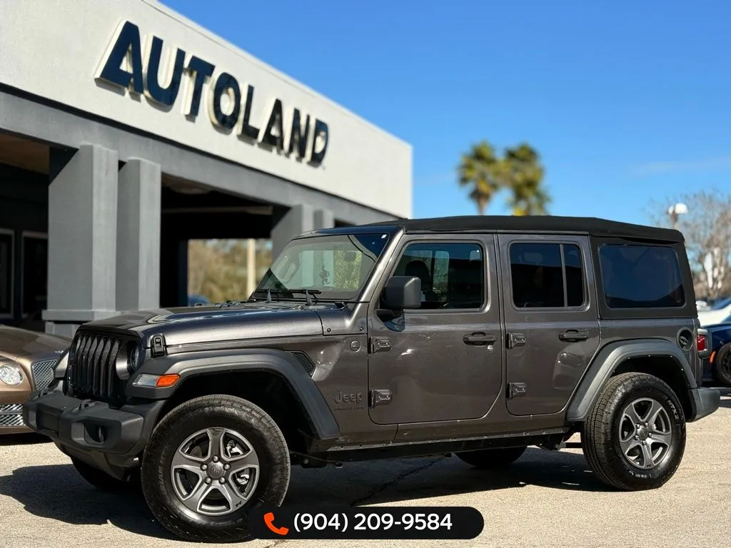 Gray 2023 Jeep Wrangler Sport S for sale in Jacksonville, FL