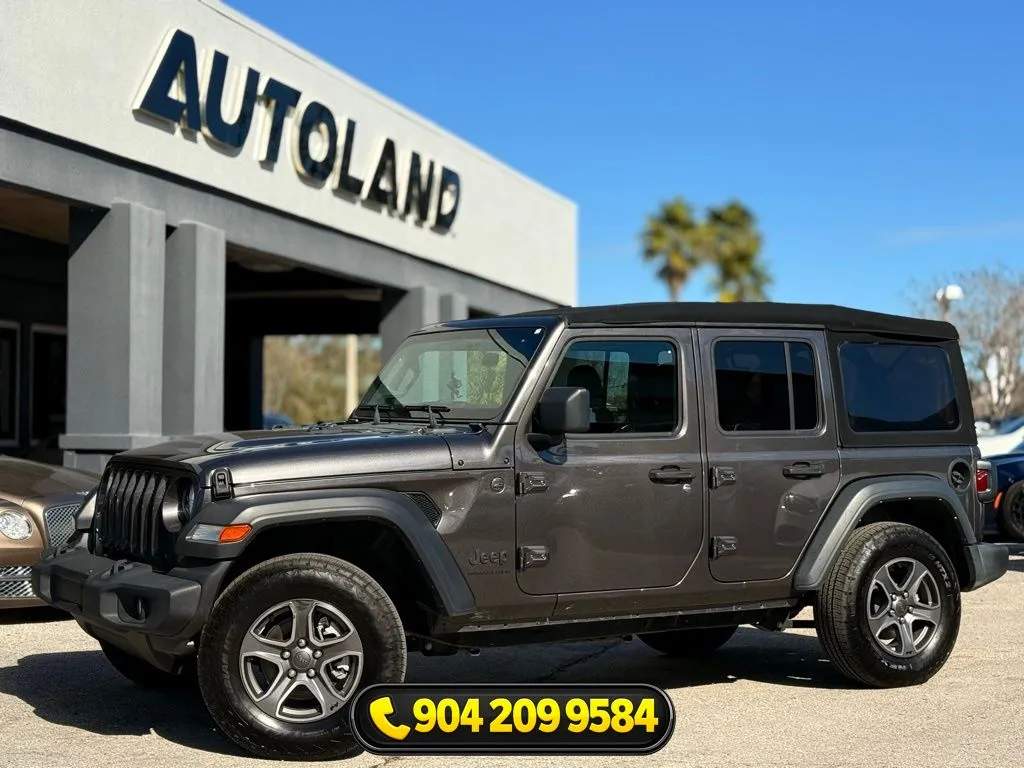 Gray 2023 Jeep Wrangler Sport S for sale in Jacksonville, FL