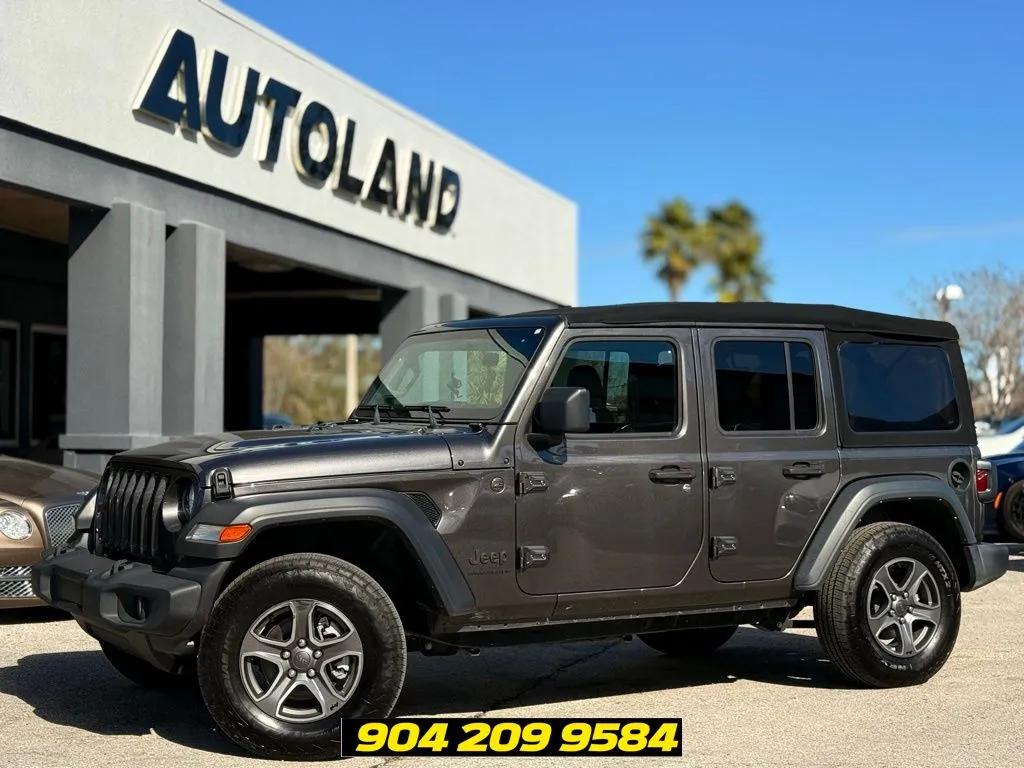 Gray 2023 Jeep Wrangler Sport S for sale in Jacksonville, FL