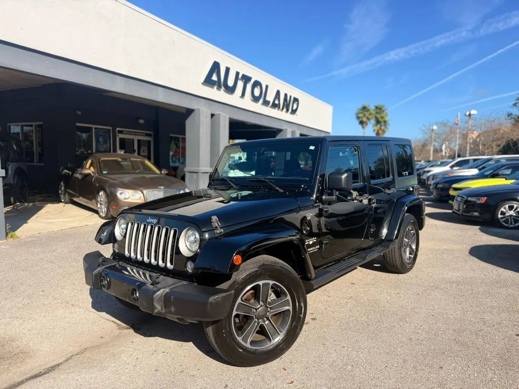 Black 2017 Jeep Wrangler Unlimited Sahara for sale in Jacksonville, FL
