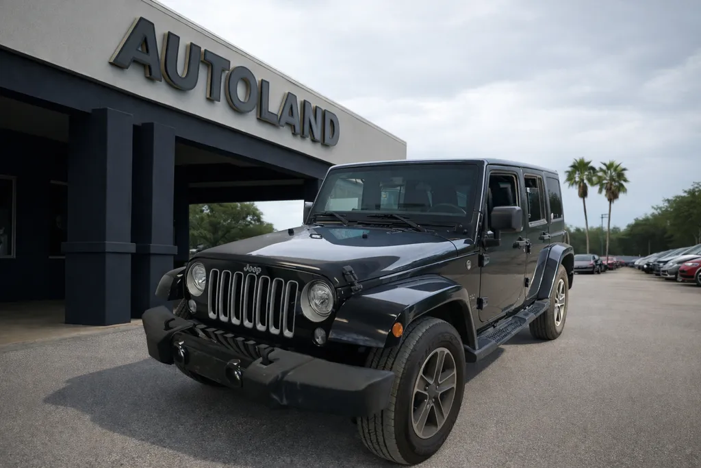 Black 2017 Jeep Wrangler Unlimited Sahara for sale in Jacksonville, FL