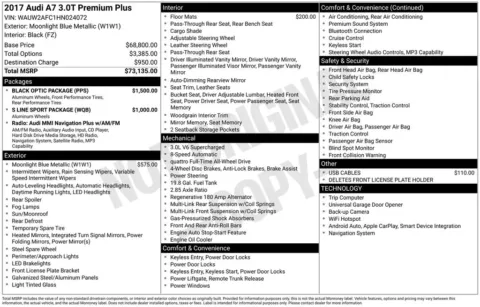 More photos of 2017 Audi A7 3.0T Premium Plus at AUTOLAND, FL