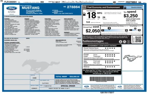 Photos of 2017 Ford Mustang GT Premium for sale in Jacksonville, FL at AUTOLAND